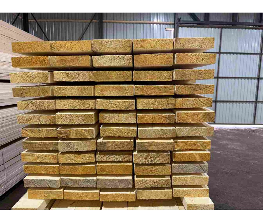 Доска обрезная 40х200х6000