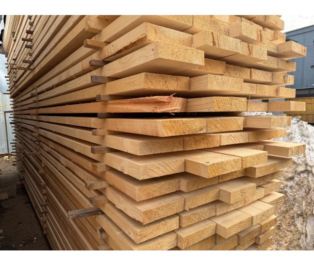 Доска обрезная 40х200х6000