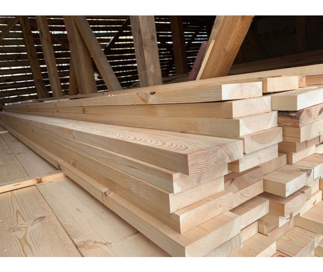 Доска сухая строганная 20х120х3000