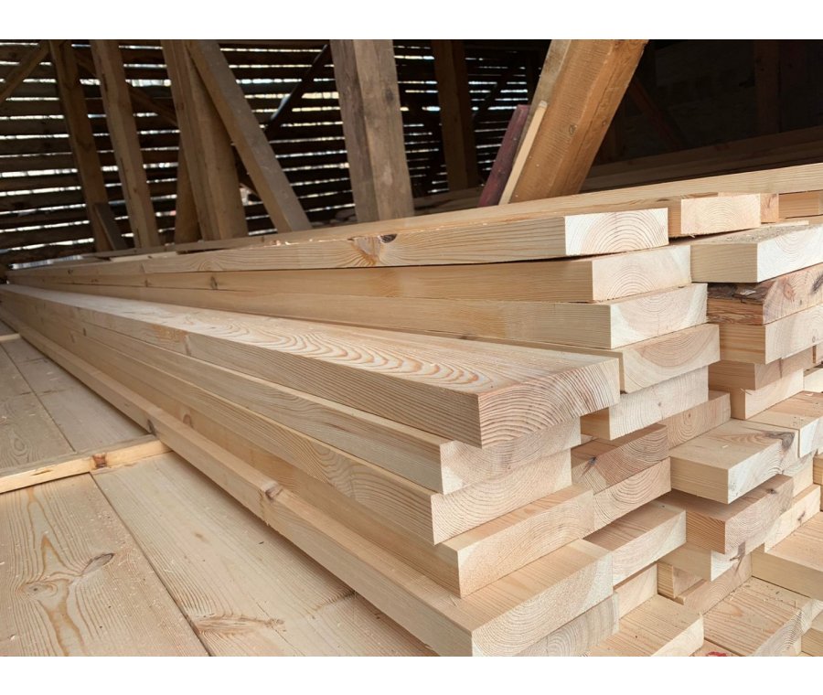 Доска сухая строганная 20х120х3000