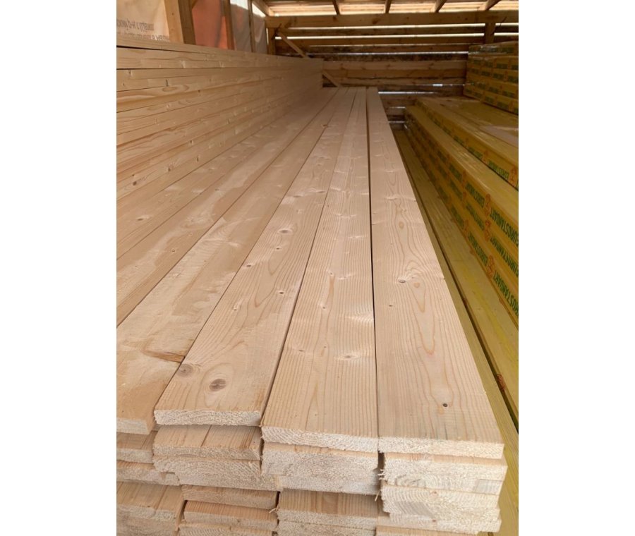 Доска сухая строганная 20х140х3000