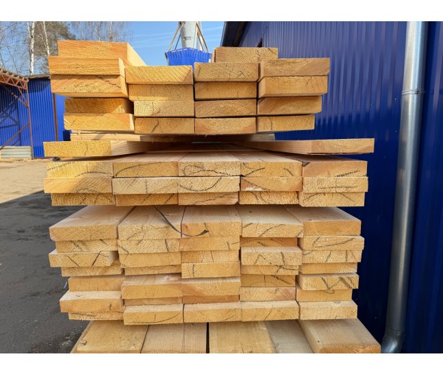 Доска обрезная камерной сушки 50х200х6000