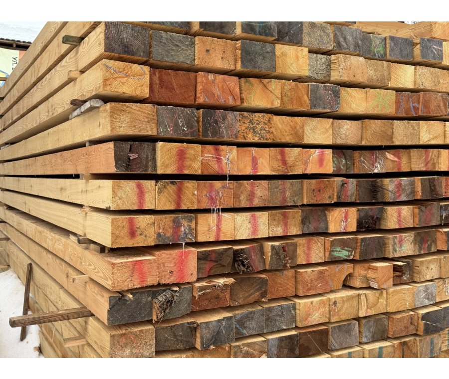 Брус обрезной из лиственницы 100х150х6000