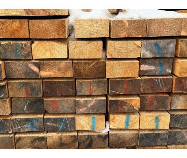 Брус обрезной из лиственницы 100х200х6000