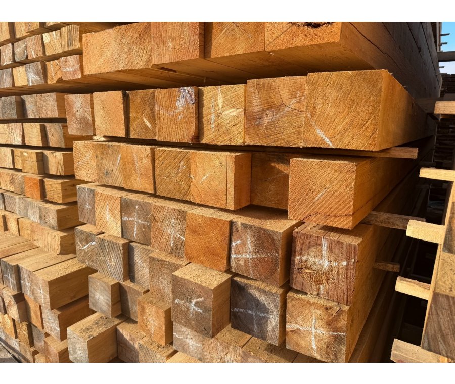 Брус обрезной из лиственницы 150х150х6000