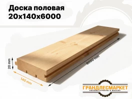 Доска половая 20 мм