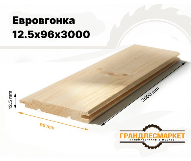 Евровагонка (класс А, 3.0 м)