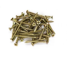 Саморезы жёлтые по дереву 41 мм