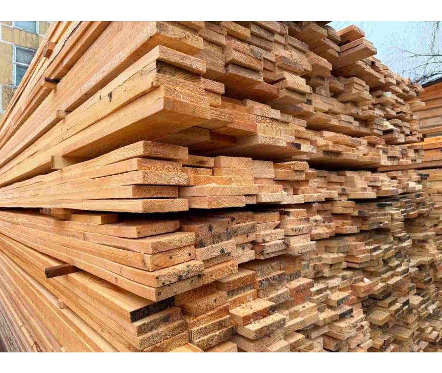 Доска обрезная 25х100х6000