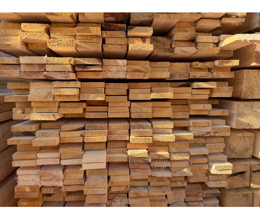 Доска обрезная 25х100х6000